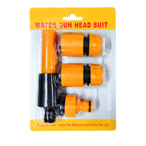 Orange <b>Plastic</b> Water Gun Nozzle High Pressure Car Wash Garden Irrigation Straight Spray <b>Engineering</b> <b>Plastics</b> Durable - Product Image 2