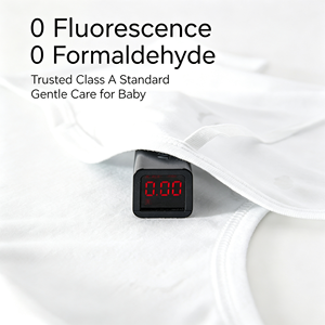 Body Estivo a Mezza Schiena per Neonati, Manica Corta in Cotone e <span class=keywords><strong>Fibra</strong></span> di Cellulosa, Morbido e Carino, Unisex, Outfit per Neonati - Product Image 5