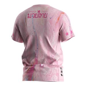 เสื้อยืดออกกำลังกายแบบซับลิเมชั่นน้ำหนักเบา Odm สำหรับมวยไทย ยิมเกาหลี ออกกำลังกาย เสื้อยืดชกมวย เสื้อยืดมวยไทยสำหรับผู้หญิง - Product Image 4