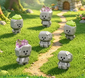 Figuras <span class=keywords><strong>de</strong></span> Resina en Miniatura DIY <span class=keywords><strong>de</strong></span> Criaturas <span class=keywords><strong>de</strong></span> Piedra, Musgo <span class=keywords><strong>de</strong></span> Cristal, Hadas, <span class=keywords><strong>Gnomos</strong></span> <span class=keywords><strong>de</strong></span> <span class=keywords><strong>Jardín</strong></span>, Elementos Naturales, para Escenas <span class=keywords><strong>de</strong></span> <span class=keywords><strong>Juego</strong></span> <span class=keywords><strong>de</strong></span> Fantasía con Plastilina y Slime - Product Image 1