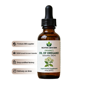 Hữu Cơ oregano giọt chất lỏng Hỗ trợ bổ sung tập trung dựa trên thực vật không GMO Vegan & Gluten miễn phí thảo dược bổ sung - Product Image 1