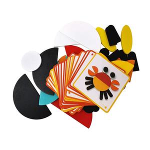 Khối Mô Hình Động Vật Bằng Gỗ Với 20 Thẻ Montessori Trò Chơi Giáo Dục Học Tập Đồ Chơi Cho Trẻ Em Khối Hình Dạng Hình Học - Product Image 5