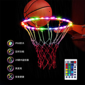 Vendita calda luminosa luce interna fino bagliore nella rete da basket all'aperto in nylon scuro - Product Image 3