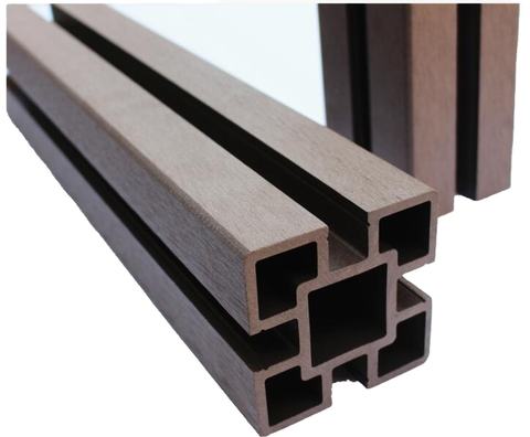 Good Price WPC Post Outdoor Decking Lined Steel Pipe