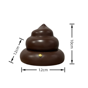 Lampada LED Ricaricabile a Forma di Cacca Provocante in Resina, con Controllo Touch Dimmerabile, Senza Fili, per Bar e Feste - Humor Artistico - Product Image 6