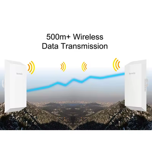 (Một cặp) Tenda O1 CPE AP cầu ngoài trời 00mbps cầu không dây 2.4GHz 0.5km ngoài trời CPE cho đường Dài Truyền dữ liệu - Product Image 4