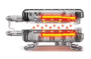 Grille-pain électrique 6 en 1 antiadhésif détachable, 2 tranches, mini gaufrier, appareil professionnel pour sandwichs et paninis - Product Image 6