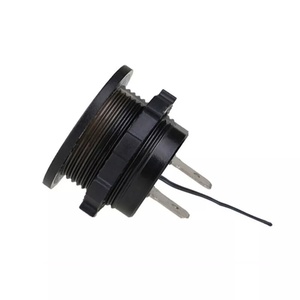 Không thấm nước màu đỏ 12V 24V 2 in1 vôn kế Nhiệt kế hiển thị kép chức năng kép xe điện áp mét xe nhiệt kế xe Detector - Product Image 2
