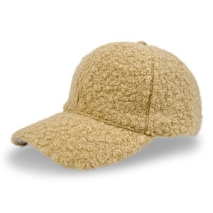 Casquette de baseball en <span class=keywords><strong>laine</strong></span> d'agneau JAC22 W6294 pour homme, chapeau chaud uni léger pour <span class=keywords><strong>femme</strong></span>, idéal pour l'extérieur - Product Image 6