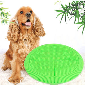 Disco volante interattivo all'aperto per animali domestici giocattolo resistente ai morsi in gomma rotonda con Design da basket morbido giocattolo da masticare per cani - Product Image 5