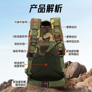 Mochila de Emergencia Bluesail+ para Terremotos, Camuflaje, Impermeable, Kit de Supervivencia y Rescate para Exteriores - Product Image 3