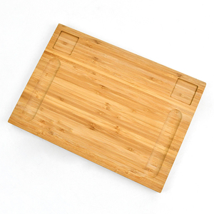 Tabla de Quesos de Bambú con Juego de Cuchillos, Cajón Deslizable, Tabla de Charcutería, Plato para Servir Vino, Carne y Queso, Deluxe - Product Image 3