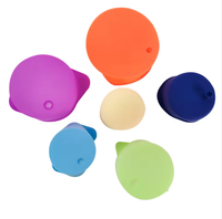 Couvre-gobelets en silicone réutilisables et extensibles, lumineux, anti-drogues, pour la protection des fêtes et des clubs, sécurité personnelle