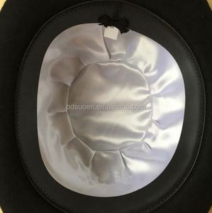 Sombrero de Copa Clásico Unisex para Caballeros, para Iglesia, Fiestas, con Forro de Satén Negro, Impresión Serigrafiada, Promocional, para Oficina, para Adultos - Product Image 2