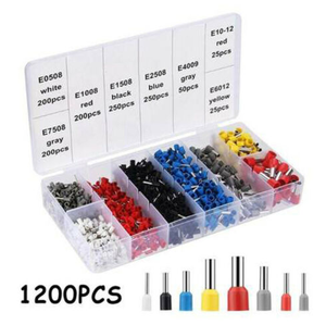 Nhà Máy Giá Chất Lượng Cao Ferrules Thiết Bị Đầu Cuối Crimping Tool HSC8 6-4 Tay Crimping Công Cụ + 1200 Thiết Bị Đầu Cuối Kit - Product Image 3