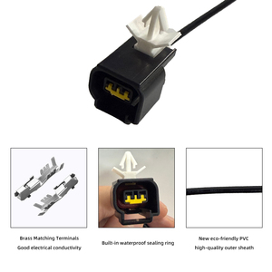 Faisceau de câblage avec connecteur étanche à <span class=keywords><strong>2</strong></span> broches pour automobiles - Product Image 2