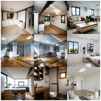 Maison conteneur expansible préfabriquée de luxe, 2 ou 3 chambres à coucher, conception pliable modulaire portable pour hôtels, villas ou maison de vie mobile