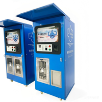 Distributeur d'eau intelligent commercial avec système RO, paiement par pièces/cartes/QR, acier thermolaqué, capacité 800G