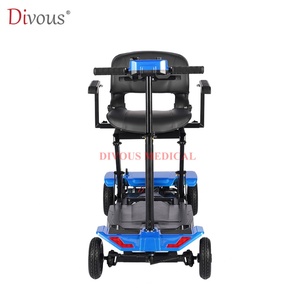 Automatic Folding Mobility Scooter Electric Foldable Scooter Quick Remote Folding Mobility Scooter Portable for <b>Elderly</b> - Product Image 6