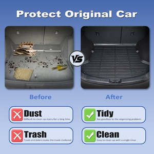 Alfombrillas Termoformadas de TPE para Coche, Revestimiento Económico para la Caja del Camioneta, Fácil Instalación, Alfombrillas con Emblema para <span class=keywords><strong>Honda</strong></span> Vezel RHD 2021-2025 - Product Image 5