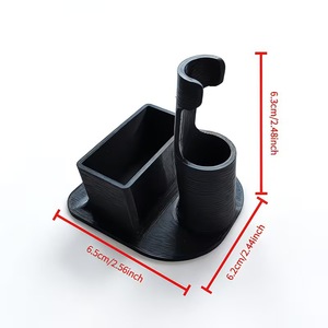 Bathroom Countertop Razor Holder Rectangular Freestanding Durable Washbasin Organizer For Home Bathroom Use - Product Image 2