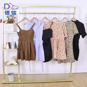 Grosir Gaun Wanita Dewasa Campuran Bekas Berkualitas Elegan Kasual Bahan Polyester/Katun Bernapas Model Musim Panas Dezo A02-2 Minimum - Product Image 2