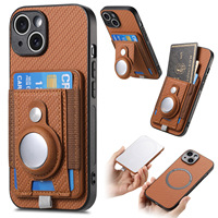 Étui portefeuille 2-en-1 pour iPhone 17 avec design détachable, en PU antichoc, support magnétique pour cartes de crédit, pour iPhone 17 Pro Max