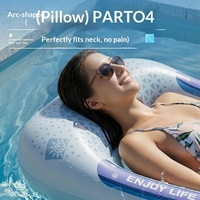 Hamac flottant gonflable pliable en maille pour divertissement aquatique, chaise longue en PVC, vente en gros, produit transfrontalier très demandé, Chine