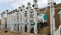 Usine de décorticage de riz automatique, ligne de traitement du riz haute capacité, équipement de moulin à riz pour céréales commerciales