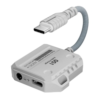 PLEXTONE Tout nouveau adaptateur audio et chargeur d'alimentation 2-en-1 USB-C vers prise jack 3,5 mm pour mobile