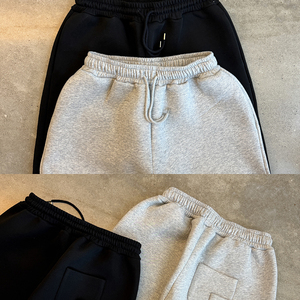 Custom Design Heavyweight Baggy Casual Wear Sweat Long Capris Shorts Unisex Cotton Polyester 300-600 Gsm 3/4shorts Manufacturer - Product Image 4