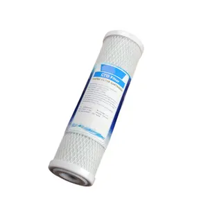 Cartucho filtro de água, 5 micron 10 "x 2.5" casa inteira filtro de carbono cartucho de substituição para o sistema de filtro de água doméstico