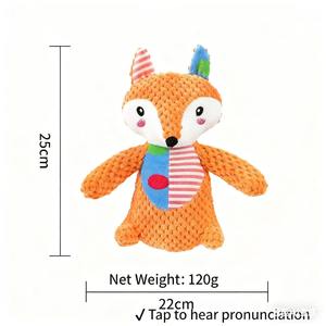 Köpek oyuncaklar çiğnemek geçirmez peluş oyuncak küçük orta köpekler için Squeaker ile interaktif sıkıntı kabartma ve diş temizleme <span class=keywords><strong>Pet</strong></span> malzemeleri - Product Image 2