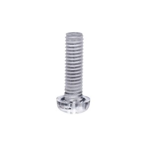Tornillo de Cabeza Redonda de Plástico M2 M8 Transparente, Rosca Métrica Estándar, Acabado Liso - Product Image 1