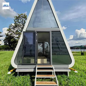 La Casa Modular Prefabricada de Acero es una Villa Triangular de <span class=keywords><strong>Dos</strong></span> Pisos Utilizada para Habitaciones y Oficinas de Hoteles - Product Image 2