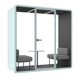 Cabina Modular Insonorizada para Oficina y Espacio de Trabajo Compartido, Ideal para Reuniones con Clientes - Product Image 4