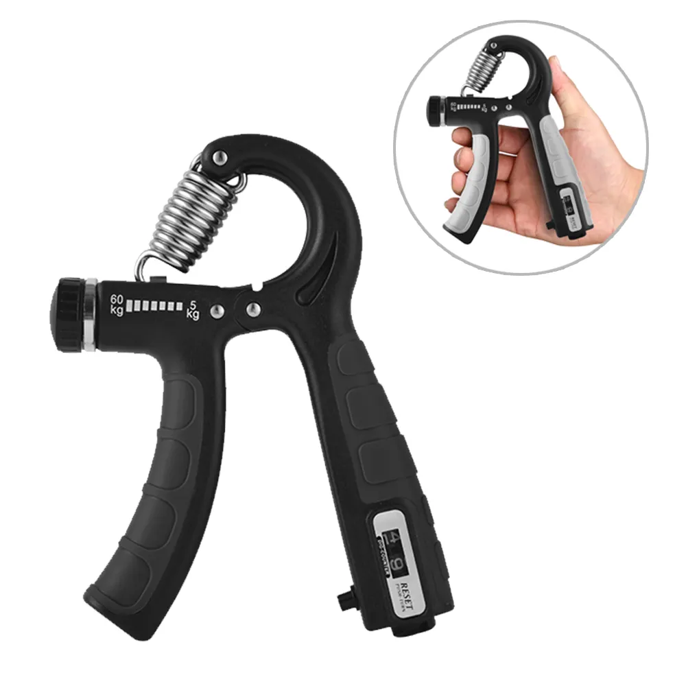 adjustable countable hand grip Hand grip strengthener resistance 11-132 Lbs (5-60kg) hand grip exerciser