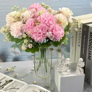 सिमुलेशन फूल थोक नए विदेशी व्यापार विवाह हाथ गुलदस्ता लौंग शॉट प्रॉप्स कृत्रिम फूल शादी की सजावट