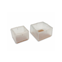 Protège-pieds multi-formes en bois dur, silencieux, avec base en feutre et silicone, patins pour meubles, protège-pieds de chaise