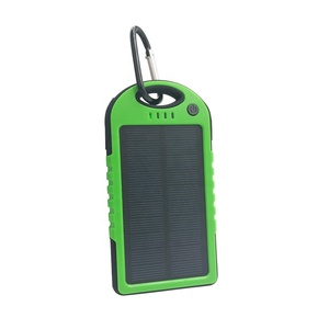 Nueva versión de polímero Li-polímero solar banco de energía inalámbrico de cargador solar - Product Image 4