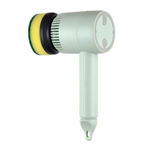 Wireless Cleaning <b>Brush</b> Portable Automatic <b>Brush</b> USB Rechargeable Professional Kitchen Bathtub Tile <b>Brushes</b> - Product Image 1
