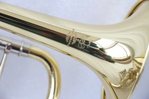 <span class=keywords><strong>Trompette</strong></span> piccolo professionnelle FTR-480L/S à 4 pistons rotatifs, dorée/argentée, conception <span class=keywords><strong>allemande</strong></span>, instrument de performance - Product Image 3