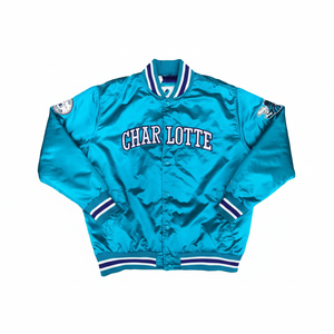 Chaqueta de Béisbol de Seda Satinada con Cuello Alto para Hombre, Nueva Colección de Primavera - Product Image 1