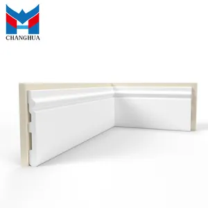 Vente à chaud, base murale flexible blanche, plinthe chanfreinée, moulure de plinthe