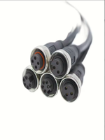 Câble d'extension vidéo GX20 Aviation Plug Line 2-12 cœurs, double connecteur mâle-femelle pour ordinateur, conducteurs en cuivre pur, PVC