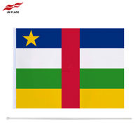 Produits les plus populaires République centrafricaine Drapeau de main 14*21cm Drapeau de la République centrafricaine