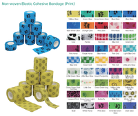 Lot en gros de bandages cohésifs de 5 cm pour la gym - Soutien élastique unisexe non tissé pour poignet, idéal pour la musculation
