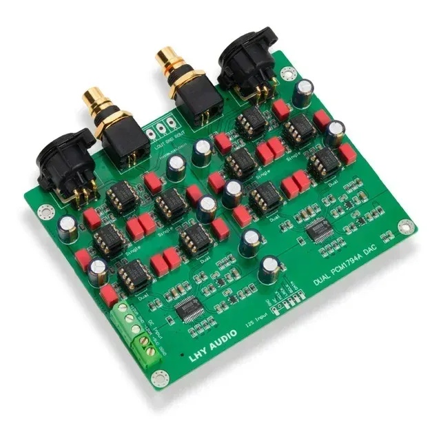 Dual Parallel PCM1794 PCM1794A Decoder DAC Balanced Board USB Coaxial HiFi Audio DIY Kit 24Bit 192K