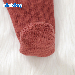 Mimixiong Super morbido Set abito da bambina a maglia cuore carino abbigliamento per neonati vestiti da neonato manica lunga - Product Image 6