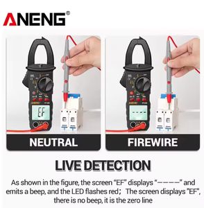 Multímetro Digital de Corriente Alterna St180 de 4000 Cuentas, Pinza Amperimétrica, Medidor de Voltaje, Probador de <span class=keywords><strong>Amperios</strong></span> para Automóvil, Hz, Capacitancia, NCV, Herramienta de Ohmios - Product Image 5